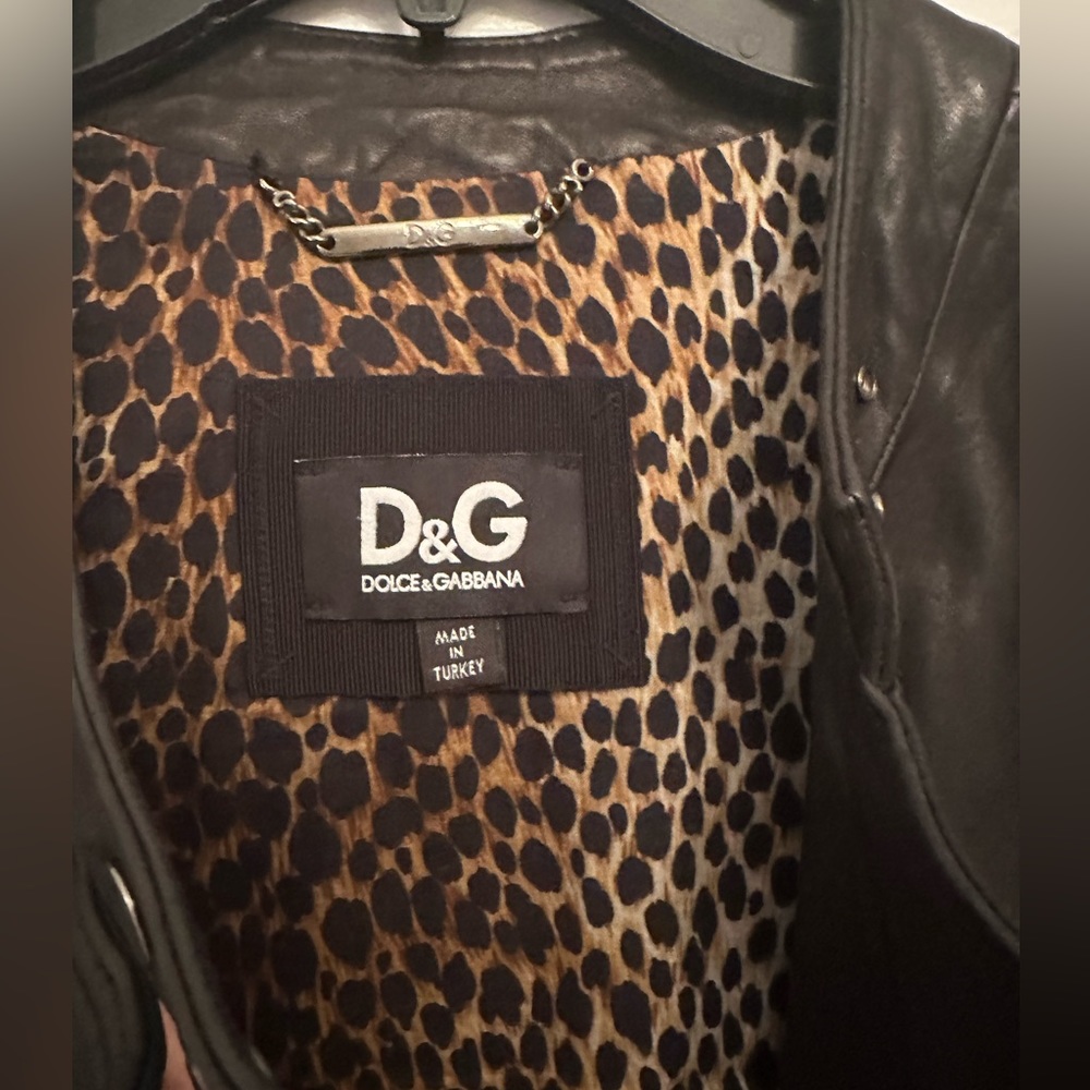 D&G Leather Jacket - Picture 3 of 5